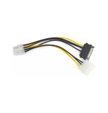 Cablexpert Разветвитель питания Molex+SATA->PCI-Express 8pin, для подключения в/к PCI-Е (8pin) к б/п ATX (CC-PSU-82)