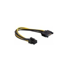 Cablexpert Разветвитель питания SATA->PCI-Express 6pin, для подключения в/к PCI-Е (6pin) к б/п ATX (CC-PSU-SATA)