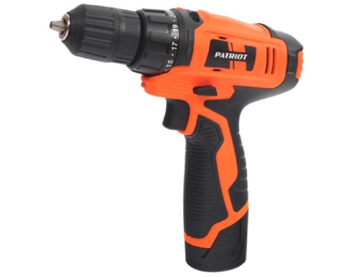 [Дрель, Шуруповерт] PATRIOT BR 104Li Дрель-шуруповерт аккумуляторная i [180201412] {Дрель-шуруп. Акк.PATRIOT THE ONE BR 104Li, две батареи Li-Ion, 1,5 Ah, 12V, зарядка за 1 час, двусторонняя бита, кейс}