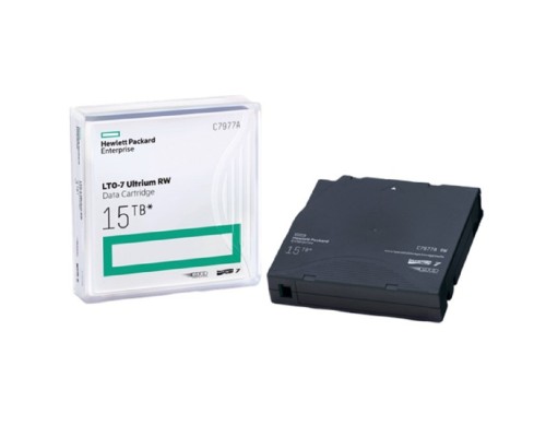 [Сетевые системы хранения данных] HPE C7977A, LTO-7 Ultrium 15TB RW Data Cartridge