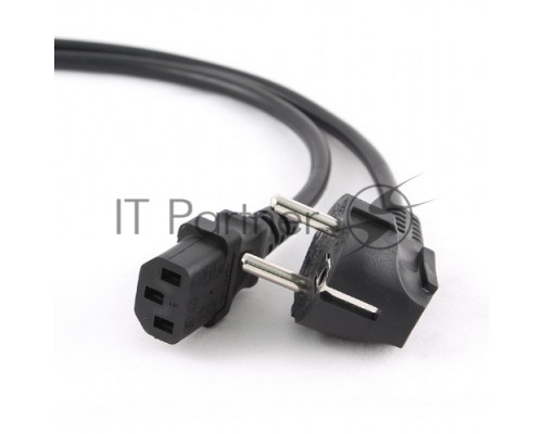 Кабель Cord Power Gembird/Cablexpert PC-186-15 4.5м, Schuko- C13, 4А, черный, с зазем.