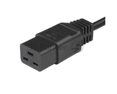 Кабель Hyperline PWC-IEC19-IEC20-5.0-BK Кабель питания IEC 320 C19 - IEC 320 C20 (3x1.5), 5 м