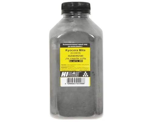 [Расходные материалы] Hi-Black Тонер TK-1160/TK-1170 для Kyocera ECOSYS M2040/M2540 Bk, 290 г, банка