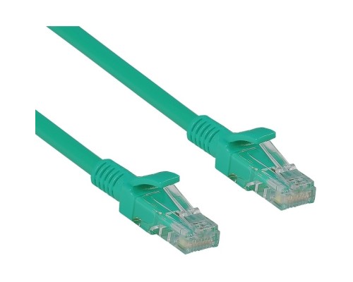 [Коммутационный шнур] Exegate EX258675RUS Патч-корд UTP-RJ45-RJ45-5e-2M-GN, UTP, cat.5e, 2м, зеленый