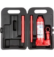 ЗУБР Профессионал Домкрат гидравлический бутылочный T50, 2т, 180-347мм, в кейсе, [43060-2-K_z01]