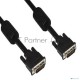 Кабель VCOM DVI<-->DVI Dual Link (25M-25M), 3m, 2 фильтра, позолоченные контакты