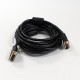 Кабель DVI 5м VCOM Кабель DVI-DVI Dual Link (25M-25M), 5m, 2 фильтра, VDV6300-5M