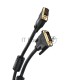 Кабель DVI 1.8м VCOM DVI-DVI Dual Link 25M-25M, 2 фильтра, VDV6300-1.8M