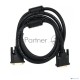 Кабель DVI 1.8м VCOM DVI-DVI Dual Link 25M-25M, 2 фильтра, VDV6300-1.8M