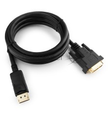 Кабель DisplayPort-DVI Gembird/Cablexpert  1.8м, 20M/19M, черный, экран, пакет(CC-DPM-DVIM-6)