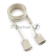 Кабель DVI-D single link Gembird, 3м, 19M/19M экран, феррит.кольца, пакет CC-DVI-10