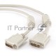 Кабель DVI-D single link Gembird, 3м, 19M/19M экран, феррит.кольца, пакет CC-DVI-10
