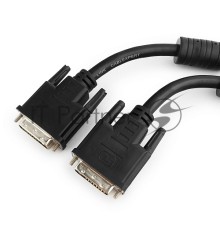 Кабель DVI-D single link Gembird/Cablexpert , 19M/19M, 1.8м, черный, экран, феррит.кольца, пакет (CC-DVI-BK-6)
