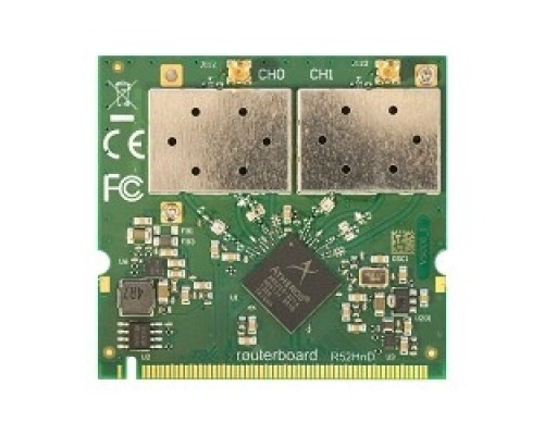 [Сетевое оборудование] MikroTik R52HnD Радиокарта miniPCI, 2x2 MIMO, MMCX, 26 дБм, 2.4/5 ГГц