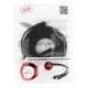 Кабель HDMI Cablexpert CC-HDMI4F-10, 19M/19M, v2.0, медь, позол.разъемы, экран, плоский кабель, 3м, черный, пакет