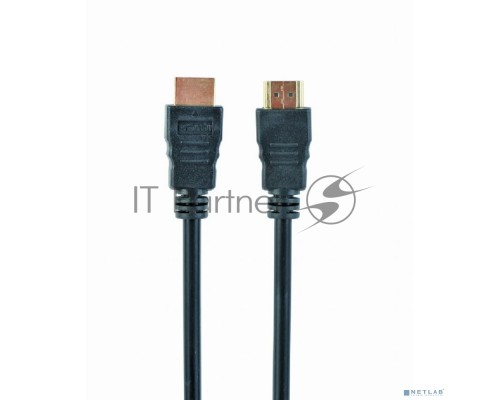 Кабель HDMI Cablexpert CC-HDMI4-20M, 19M/19M, v2.0, медь, позол.разъемы, экран, 20м, черный, пакет