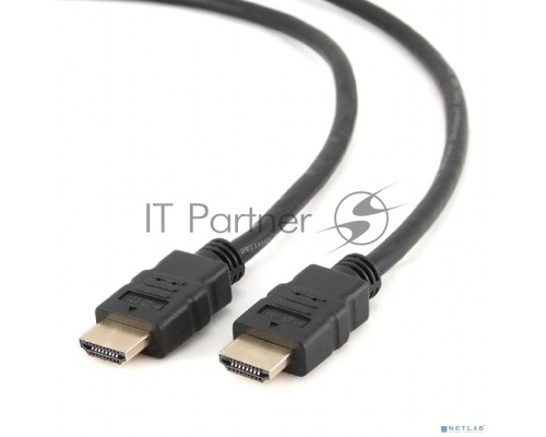 Кабель HDMI Cablexpert CC-HDMI4-20M, 19M/19M, v2.0, медь, позол.разъемы, экран, 20м, черный, пакет