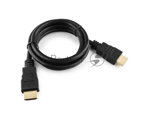 Кабель HDMI Cablexpert CC-HDMI4-1M, 19M/19M, v2.0, медь, позол.разъемы, экран, 1м, черный, пакет Кабель HDMI Cablexpert CC-HDMI4-1M, 19M/19M, v2.0, медь, позол.разъемы, экран, 1м, черный, пакет