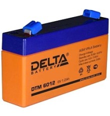 Delta DTM 6012 (1.2 А\ч, 6В) свинцово- кислотный аккумулятор  