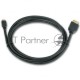 Кабель HDMI-microHDMI Cablexpert CC-HDMID-6, 19M/19M, v2.0, медь, позол.разъемы, экран, 1.8м, черный, пакет