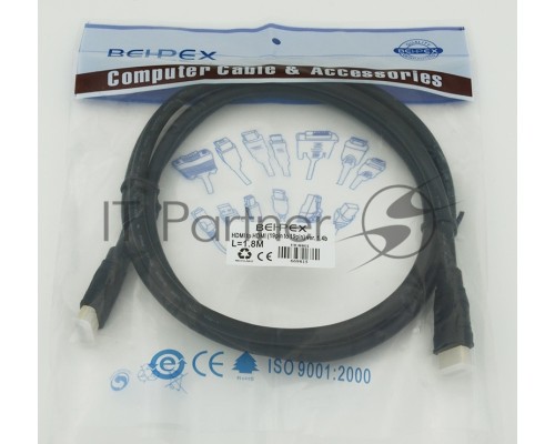Кабель аудио-видео HDMI (m)/HDMI (m) 1.8м. ver. 1.4b