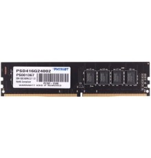 Patriot DDR4 DIMM 16GB PSD416G24002 PC4-19200, 2400MHz