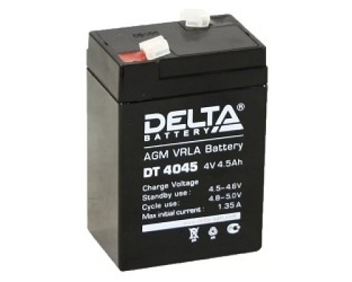[батареи] Delta DT 4045 (4,5 Ач, 4В) свинцово- кислотный аккумулятор  