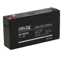 Delta DT 6015 (1,5 А\ч, 6В) свинцово- кислотный аккумулятор  