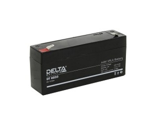 [батареи] Delta DT 6033 (3,3 Ач, 6В) свинцово- кислотный аккумулятор  