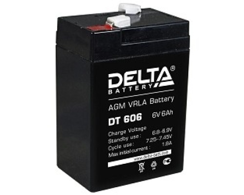 [батареи] Delta DT 606 (6 Ач, 6В) свинцово- кислотный аккумулятор  