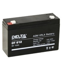 Delta DT 612 (12А\ч, 6В) свинцово- кислотный аккумулятор  