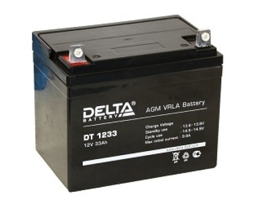 [батареи] Delta DT 1233 (33 Ач, 12В) свинцово- кислотный аккумулятор  