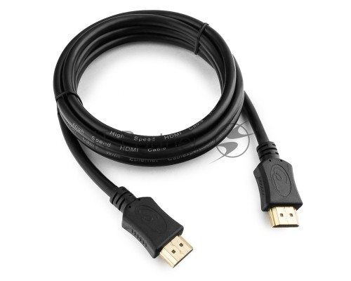 Кабель HDMI Cablexpert CC-HDMI4L-6, 19M/19M, v2.0, серия Light, позол.разъемы, экран, 1.8м, черный, пакет