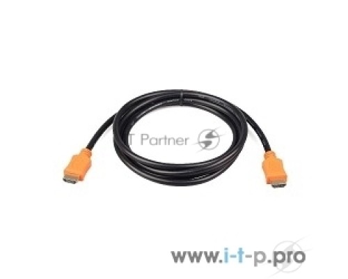 Кабель HDMI Cablexpert CC-HDMI4L-6, 19M/19M, v2.0, серия Light, позол.разъемы, экран, 1.8м, черный, пакет