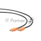Кабель HDMI Cablexpert CC-HDMI4L-6, 19M/19M, v2.0, серия Light, позол.разъемы, экран, 1.8м, черный, пакет