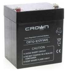 Crown Аккумулятор CBT-12-5 (12V, 5Ah)