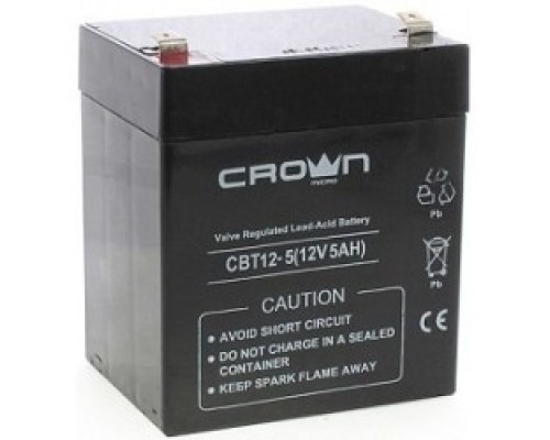 [батареи] Crown Аккумулятор CBT-12-5 (12V, 5Ah)