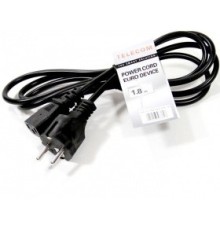Telecom Кабель (TE021-CU0.75-1.8M) компьютер - розетка 220V (EURO) 1.8м, 3G0 7.5mm медь 