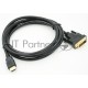 Кабель видео Behpex HDMI (m)/DVI-D (Dual Link) (m) 2м. черный