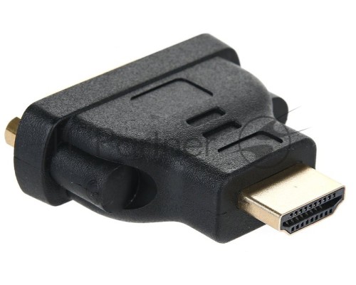 Переходник HDMI/DVI-D 19M/25F  VCOM позолоченные контакты, VAD7819