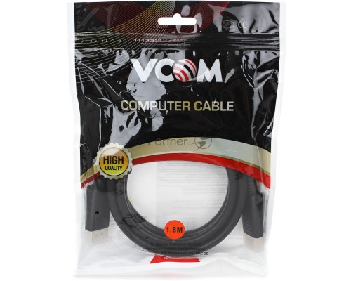 Кабель VCOM VHD6220-1.8MO Кабель соединительный DISPLAY PORT 1,8м 