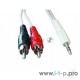Кабель Кабель аудио Gembird, джек3.5 / 2xRCA, 1.5м CCA-458-1.5M