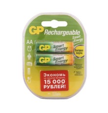 GP Smart Energy AA, емкость 1000 мАч (100AAHCV-2CRSBC2) (2 шт. в уп-ке)  аккумулятор
