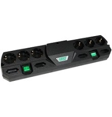 MOST Сетевой фильтр TRG 2м (10 розеток), черный {833769}