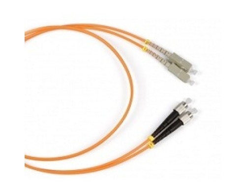 [Патч-корд] Hyperline FC-D2-50-FC/­PR-SC/­PR-H-10M-LSZH-OR Патч-корд волоконно-оптический (шнур) MM 50/­125, SC-FC, 2.0 мм, duplex, LSZH, 10 м