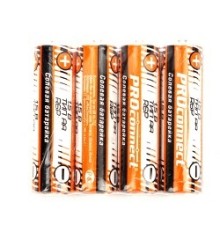 PROconnect (30-0010) Батарейка солевая АА/R6, 1,5В, 4 шт, термопленка