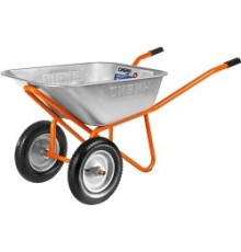 СИБИН Тачка строительная двухколесная, 110 л, грузоподъемность 200 кг [39905/39905_z01] 6 МЕСТ