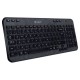 Клавиатура Logitech K360 черный USB беспроводная Multimedia