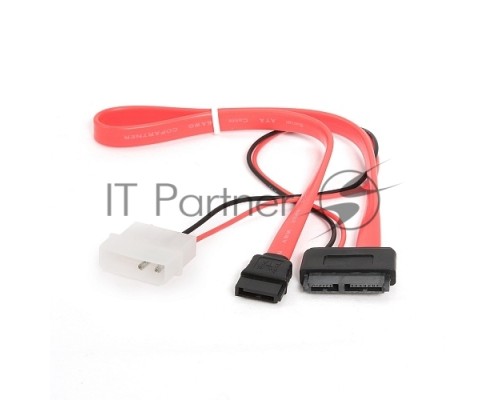 Кабель Gembird/Cablexpert Кабель Combo miniSATA , molex+SATA/miniSATA, 6pin+7pin, (длина инт-35см, пит-30см),(CC-SATA-C2)