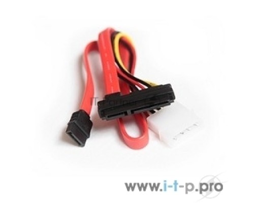 Кабель Gembird Кабель Serial ATA интерфейсный (48см) и силовой (15см) CC-SATA-C1